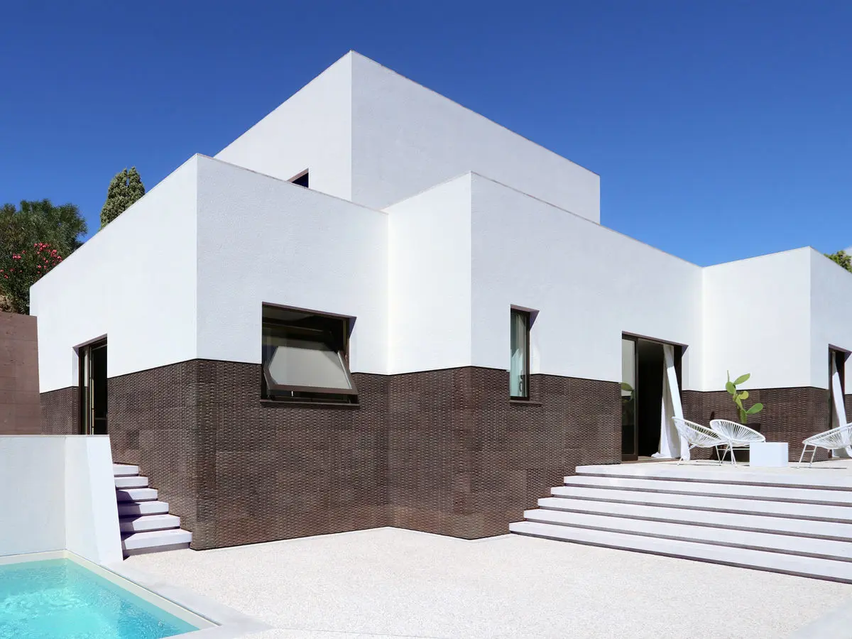 Villa contemporanea immersa nel paesaggio